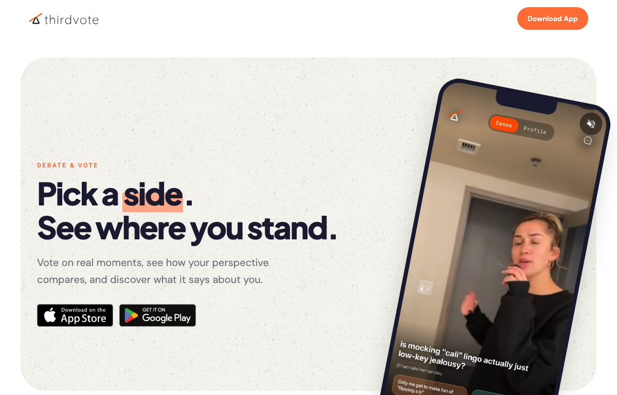 ThirdVote site preview